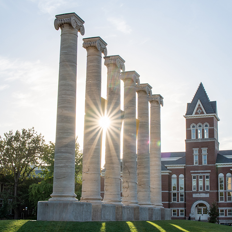 Mizzou's iconic Columns