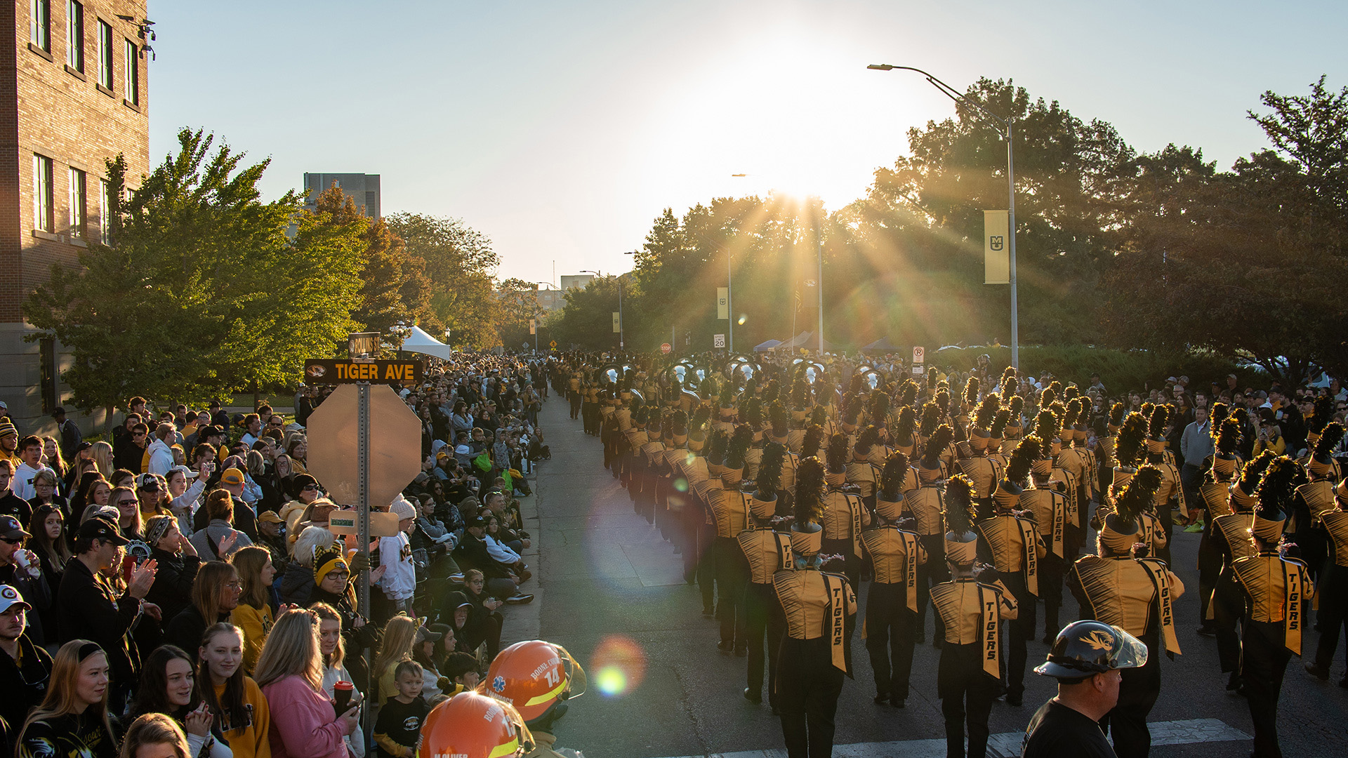 Downtown CoMo during Mizzou's Homecoming