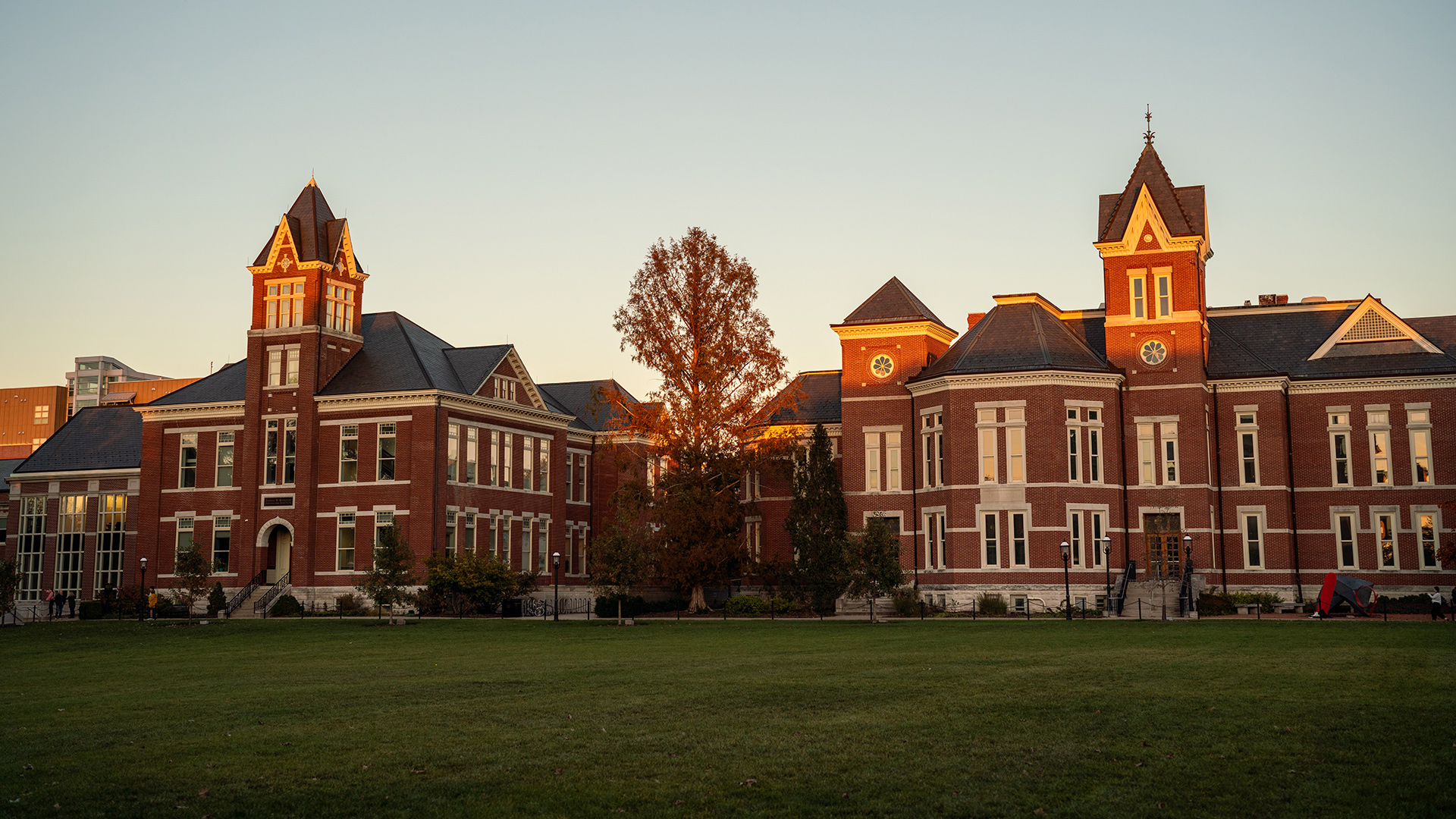 Buildings surrounding the quad